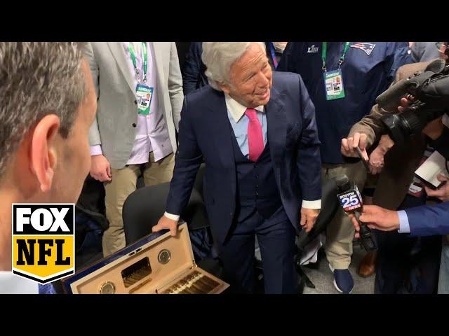 Robert Kraft gifts Patriots 50-year-old cigars | FOX NFL