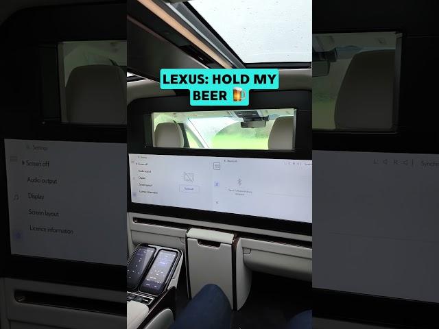 The Lexus LM is a cinema on wheels!