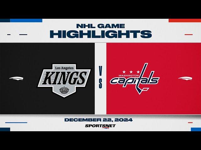 NHL Highlights | Kings vs. Capitals - December 22, 2024