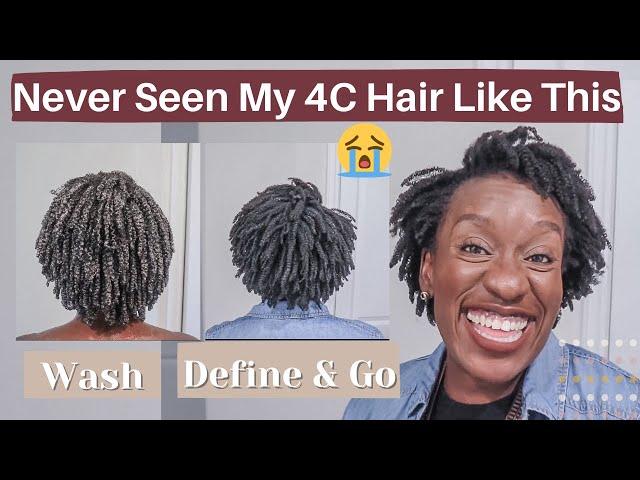 The Wash And Go on Natural 4c Hair | 2 Methods Great Results!