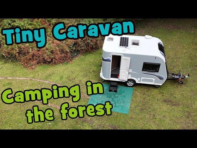 Tiny Caravan Camping in the Enchanted Forest | Caravan Vlog