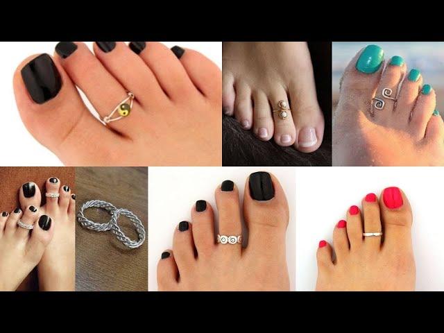 Daily Wear Simple Silver Toe Rings Designs For Indian Women || Latest Silver Toe Rings Designs | KGS