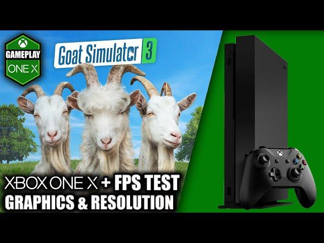 Goat Simulator 3 - Xbox One X Gameplay + FPS Test