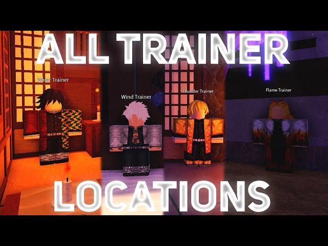 ALL TRAINER LOCATIONS IN WISTERIA