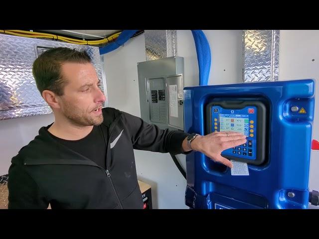 Graco E30 Spray Foam Rig - Quick Run Through of Startup & Shutdown