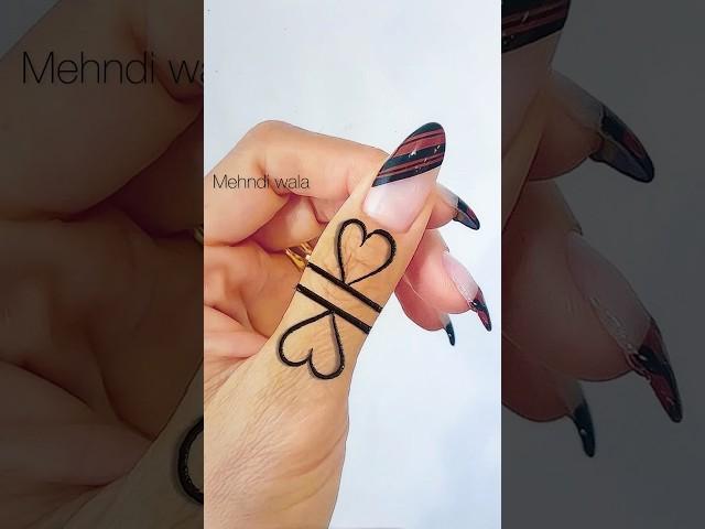 Easy thumb mehndi design | fingers mehndi design #mehndi #shorts #henna #mehandi #mehndishorts