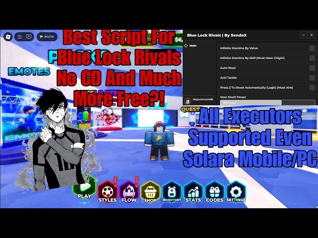 Best Script For Blue Lock Rivals No Skill CD and much more All Executors Supported Free/Paid!?