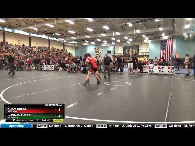 Schoolboy 125 Adam Kruse Nebraska Vs Gunnar Hamre Wisconsin