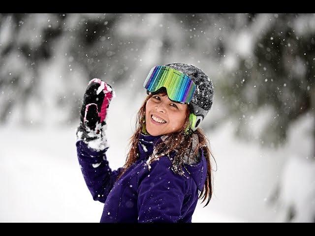 Late Start, Great Start — Linda Huang carves the slopes