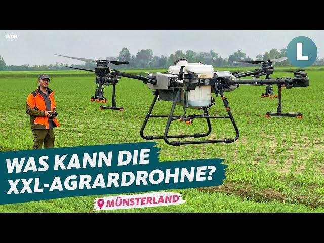 Was kann eine XXL-Agrardrohne? | WDR Lokalzeit Land.Schafft.