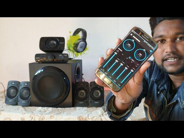 Logitech Z906 THX 5.1 HOME THEATER  | DETAIL BASS TEST IN HINDI | DOLBY AUDIO