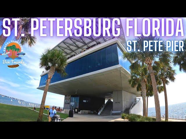 Beautiful Day at the St. Pete Pier in St. Petersburg Florida 