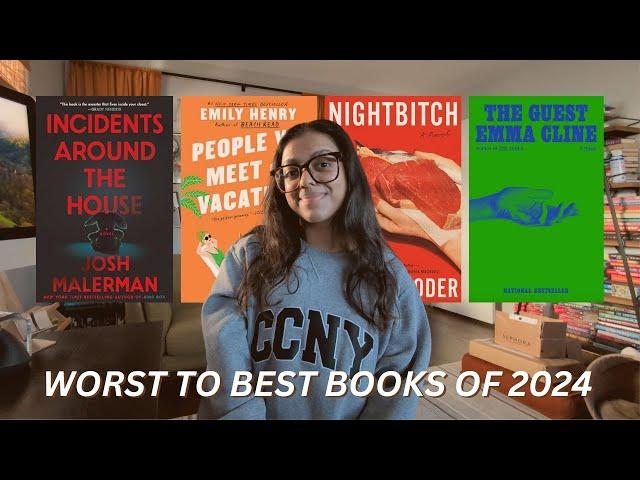 RANKING EVERY SINGLE BOOK I READ IN 2024 (the most in my adult life lol)