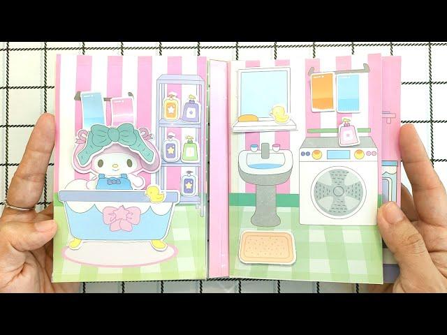 [paperdiy] A DAY IN MY LIFE MY MELODY SPECIAL EDITION | NEW QUIET BOOK