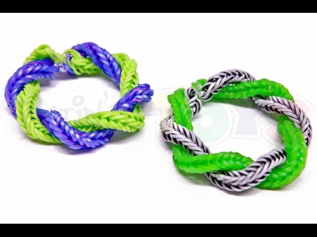 How to Make a Rainbow Loom Twist Away Bracelet - EASY