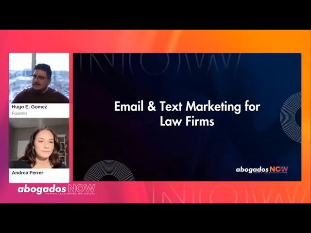 Email & Text Marketing for Law Firms | Abogados NOW