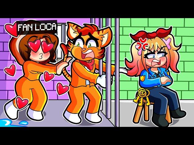 ¡LA FAN LOCA ENTRO A MI CELDA en PRISION! ¿QUIERE SER MI NOVIA? ️ | SRGATO X FLOR MINECRAFT PERO