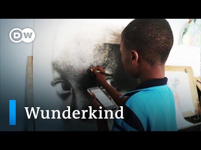 Nigerian boy stuns art world