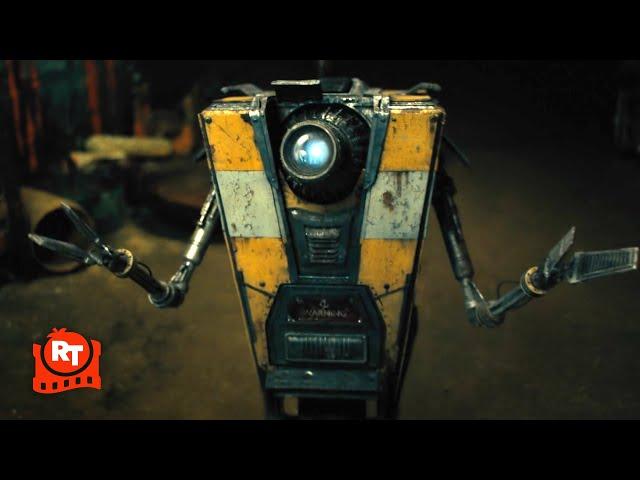 Borderlands (2024) - Claptrap Distracts Psychos (It Doesn't Go Well...) Scene | Movieclips