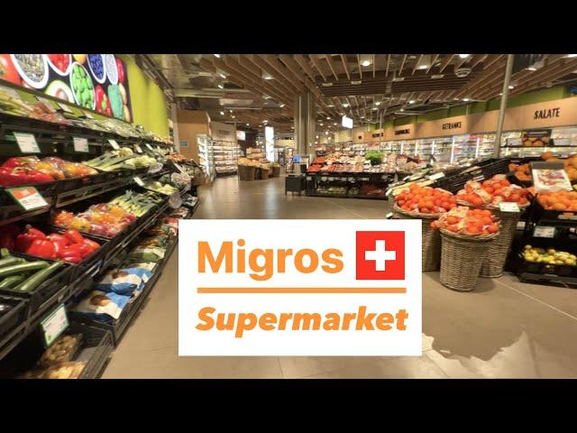 Inside Migros: A Swiss Supermarket Experience with Price Comparisons