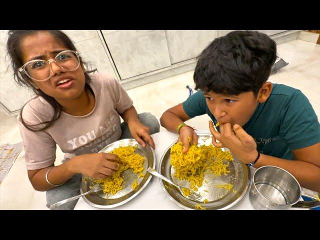 Riya vs chinu maggi challenge