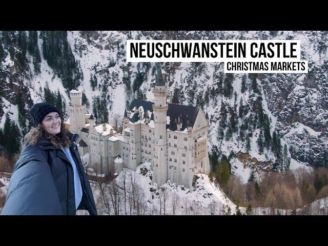 Visiting the Famous German Castle that inspired the Disney Theme Park Castles | Christmas Markets