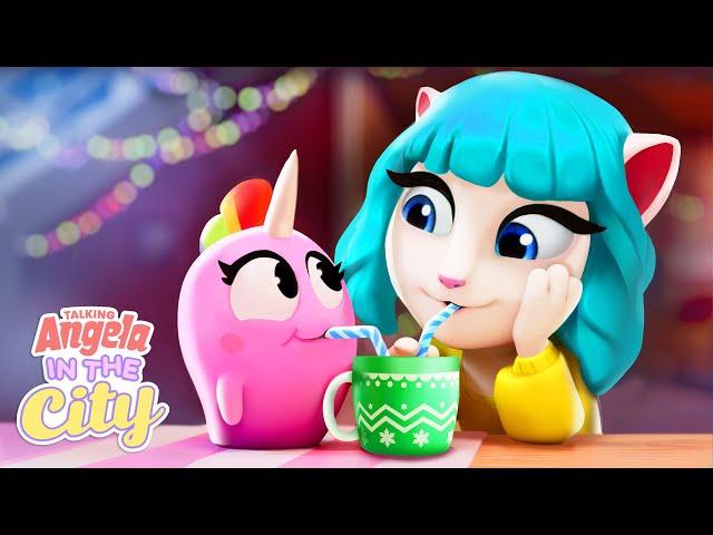 Funniest Episodes Marathon  Talking Angela: In The City Cartoon Compilation