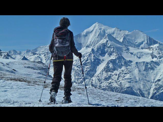 Schneeschuhtouren oberhalb Visperterminen (Reel)