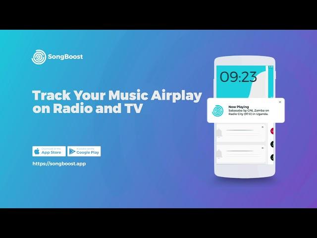 SongBoost - Track Your Music Airplay on Radio and TV Across Africa
