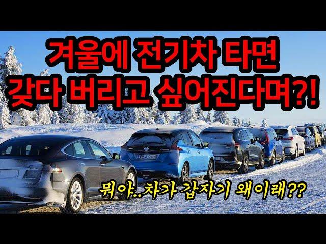 추위 많이 타는 전기차와 완벽한 겨울을 보내는 방법!