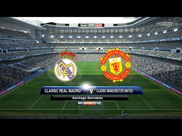 PES 2013 Classic Real Madrid vs Classic Man Utd - Real Patch 2021