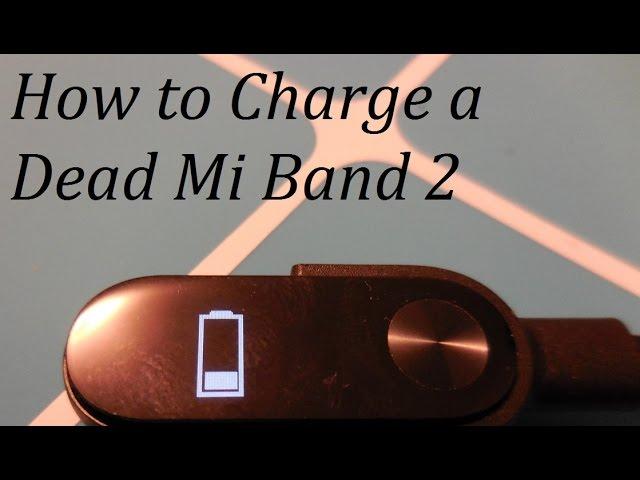 How to charge a dead Xiaomi Mi Band 2 - part 1