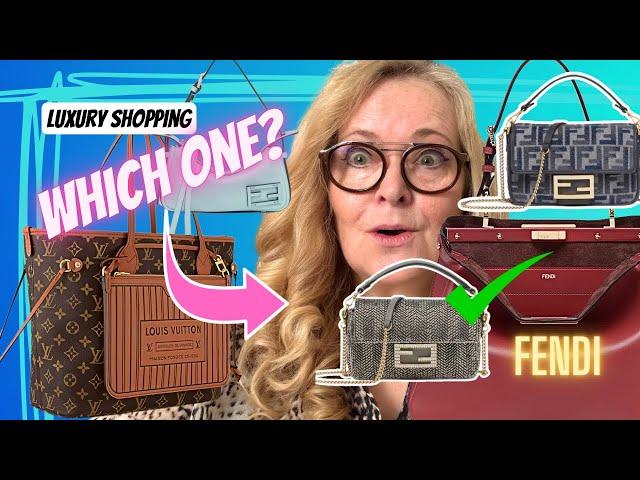 BEST LUXURY Handbag shopping in London - FENDI Peekaboo Soft️, Baguette, Louis Vuitton Inside Out