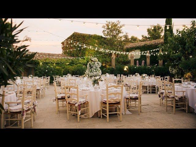 Beautifully Romantic Outdoor French Countryside Garden Rose Wedding Video