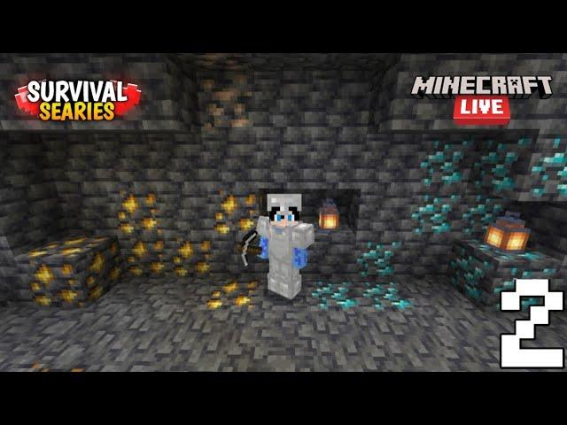 Go for diamond mining | MINECRAFT SURVIVAL SEARIES | MINECRAFT LIVE-1