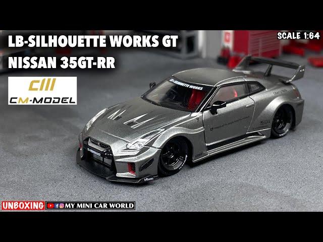 『MY MINI CAR WORLD』UNBOXING CM MODEL 1/64 LB-SILHOUETTE WORKS GT NISSAN 35GT-RR