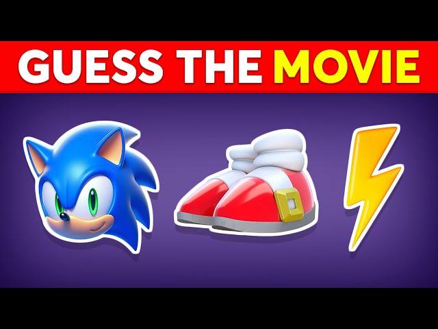 Guess 120 Movie by Emoji Quiz | Sonic the Hedgehog, Inside Out 2, Despicable Me 4, Minions