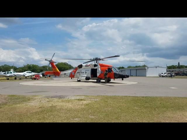 MH-60 Jayhawk startup and takeoff