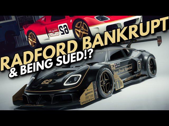 RADFORD Bankrupt AND Being Sued?! | Jenson Button | Lotus Radford Type 62-2 Supercar News