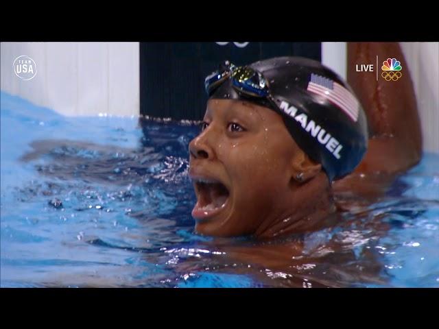 Simone Manuel Sets An Olympic Record In Rio | Gold Medal Moments Presented By HERSHEY'S