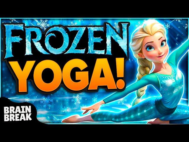 Elsa's Frozen Yoga | Yoga Brain Breaks | Yoga For Kids | Cosmic Kids Yoga | Frozen Kids Yoga