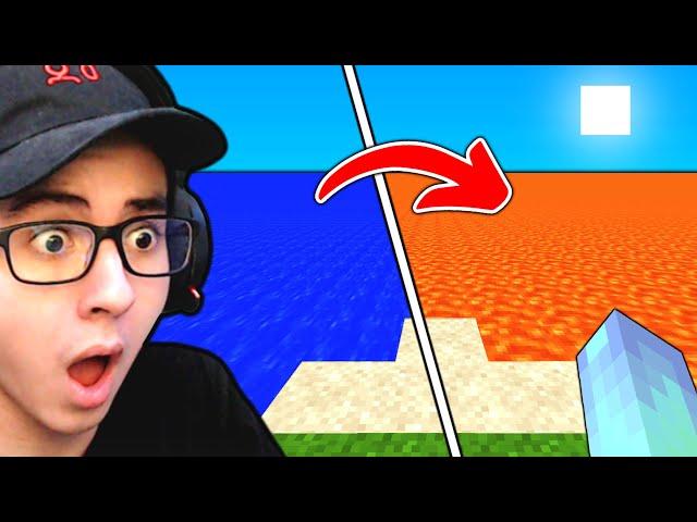 Minecraft, But Water and Lava SWITCH...