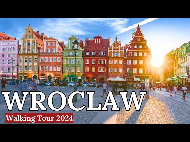 Wroclaw, Poland | 4K Walking Tour - August 2024