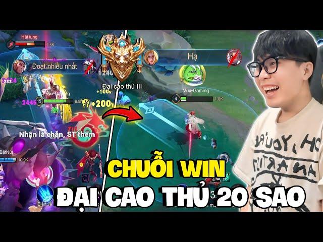 VUX THỂ HIỆN CON BÀI RAZ CHARLOTTE LEO RANK ĐẠI CAO THỦ 20 SAO VÀ CÁI KẾT TOÀN CHUỖI WIN