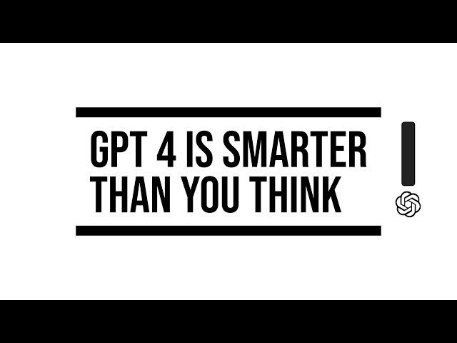GPT 4 is Smarter than You Think: Introducing SmartGPT