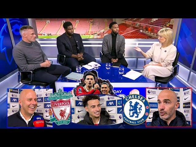 Liverpool vs Chelsea 2-1 Jamie Carragher Go Crazy reacts to Salah & Jones  Arne Slot Reaction HD