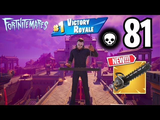 81 Elimination MICHAEL MYERS Solo vs Squads WINS Full Gameplay (FORTNITEMARES CHAPTER 5 SEASON 4)!