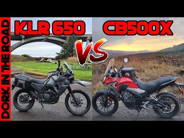 Honda CB500X vs Kawasaki KLR 650 (I've Owned Both)