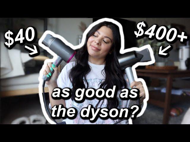 $40 AMAZON BLOWDRYER VS DYSON SUPERSONIC | REVIEW & COMPARISON FROM A HAIRDRESSER