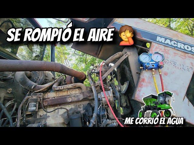 REPARANDO el AIRE del MACROSA en el CAMPO y FERTILIZANDO con LLUVIA!!!